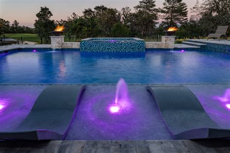 Watercolor Pool Project Wahoo Pools Custom Pools Pool Builders Tampa Bay