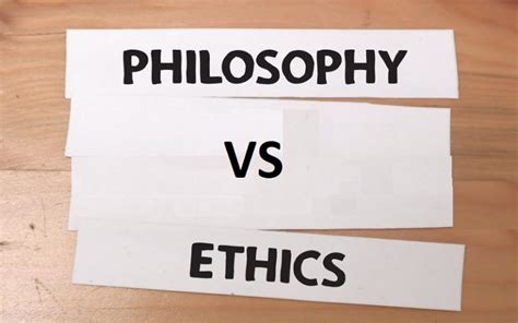 Ethics and Philosophy: How Do They Differ? – Difference Camp