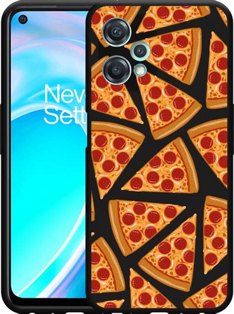 Hoesje Geschikt Voor Oneplus Nord Ce Lite Zwart Pizza Party Bol