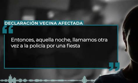 Vecina afectada en el juicio de la patada en la puerta Llegué a