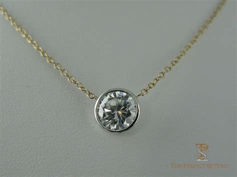 Handmade Diamond Solitaire Pendant Necklace By The Perfect Setting