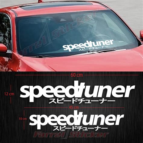 Jual Stiker Speed Tuner Sticker Speedtuner 45 60 Cm Shopee Indonesia