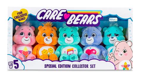 Care Bears Bean Plush Treasure Box 5 Pack Value Set - Best Toys | NAPPA ...