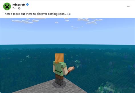 From Minecraft's latest Facebook post- New ocean content soon? : r ...