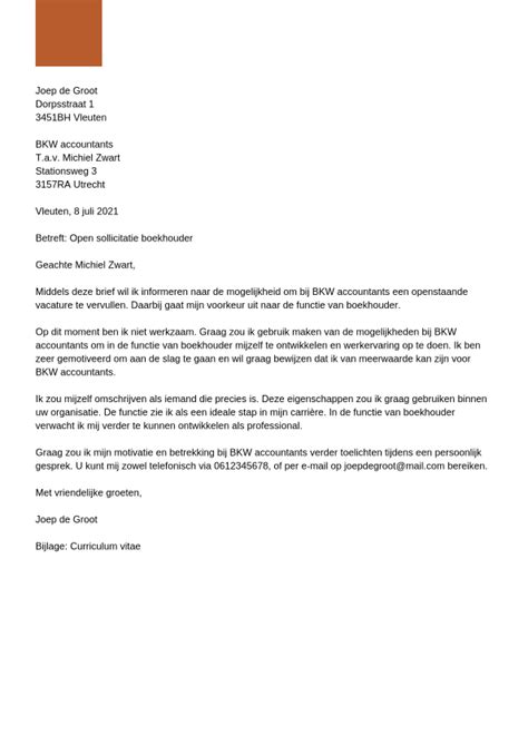 Schrijf Een Overtuigende Sollicitatiebrief Jobseeker