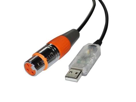 FT232RL USB TO RS485 3PIN 3P DMX512 DMX 512 XLR FEMALE CONVERTER CABLE