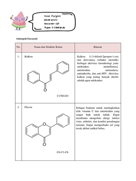 Struktur Kimia Golongan Flavonoid Pdf