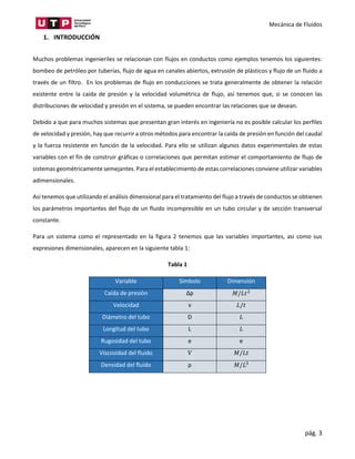 Lab 03 pérdida de cargas en tuberias mecánica de fluidos grupo 02