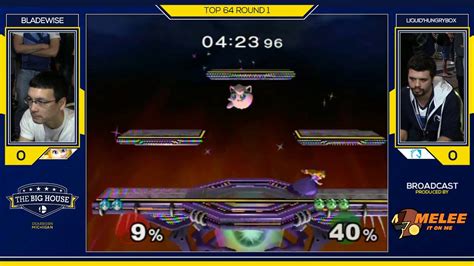 TBH6 Liquid Hungrybox Jigglypuff Vs Bladewise Peach SSBM Top 64