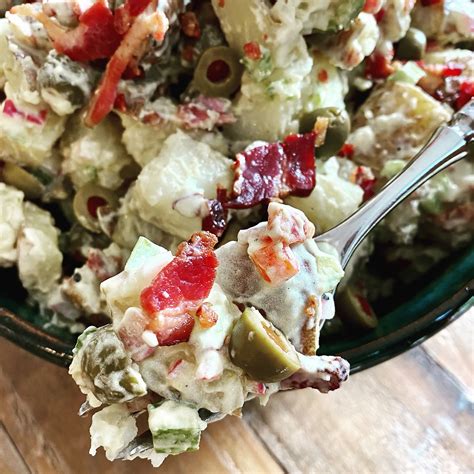 Bacon Potato Salad Almond Milk And Cookies