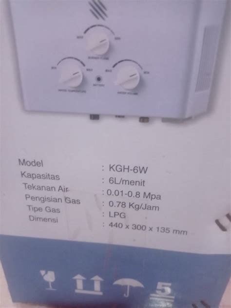 Water Heater Krisbow On Carousell