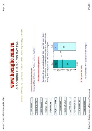 Ghost Tu Partition Sang Partition Pdf