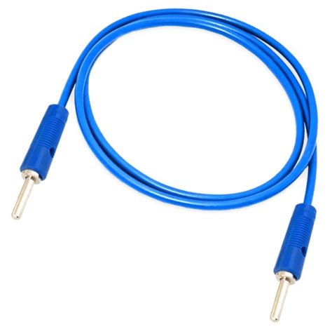 4mm Banana Plug To Banana Plug Cable 6a 150cm Blue 150cm Banana Cable