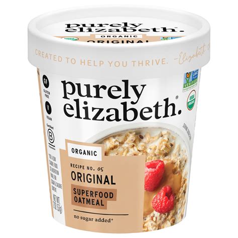 Save on Purely Elizabeth Superfood Oatmeal Original No Sugar Added Organic Order Online Delivery ...