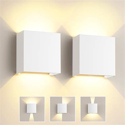 Descuento Ledmo Piezas Aplique Pared Exterior Interior K Blanco