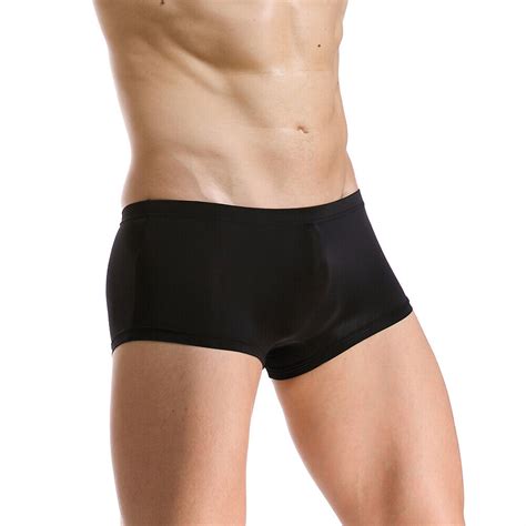 Mutande Da Uomo In Seta Di Ghiaccio Biancheria Intima Sexy Boxer