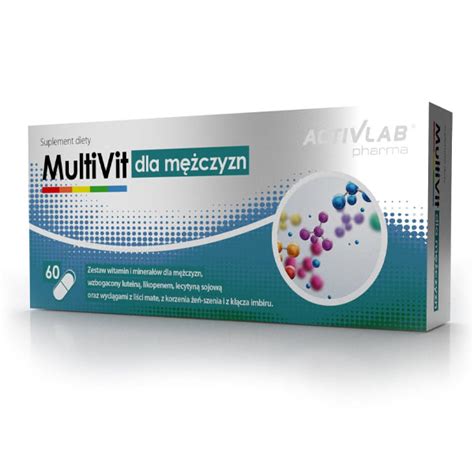 Activlab Multivit Senior 60 Tablets Vitamin And Mineral Set For Older