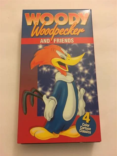 WOODY WOODPECKER AND Friends VHS VCR Video Tape Cartoon Movie 3 72