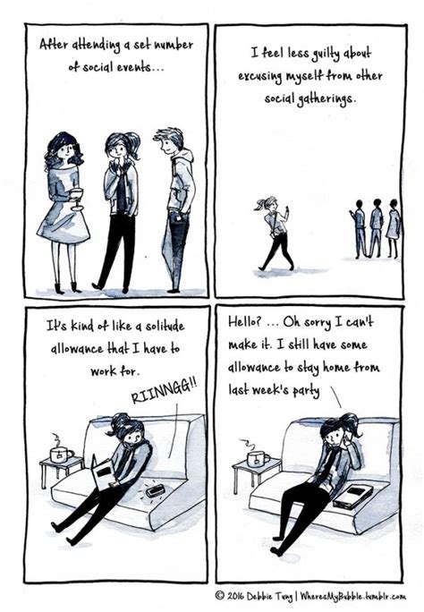 Fun Comics That Will Make Perfect Sense To All The Introverts Out There 35 Pics