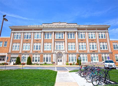 Harrisonburg High School now Memorial Hall art print | Brandywine ...