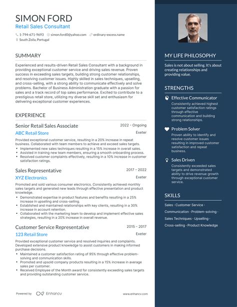 3 Retail Sales Consultant Resume Examples And How To Guide For 2024