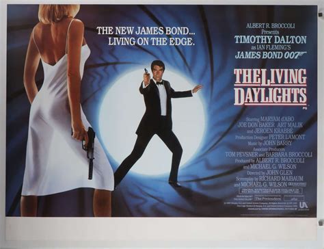 Living Daylights Original Movie Poster Uk Quad X Simon Dwyer