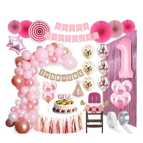 115 Tlg Set Kinder Geburtstags Party Deko Folienballon Latex