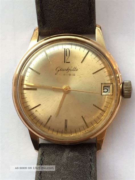 Glashütte Alte Ddr Herren Armbanduhr