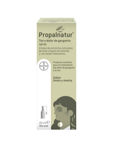 Comprar Propalnatur Tos Y Dolor De Garganta Spray 20 Ml Sabor Limon Y