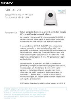 Srg X Telecamera Ptz Ip K Con Funzionalit Ndi Hx Pro Sony