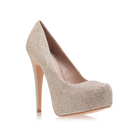 Lyst Carvela Kurt Geiger Kaci Court Shoes In Metallic