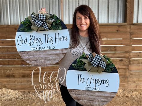 Double Front Door Signs Personalized Front Door Wreaths Welcome Sign Front Door Decor - Etsy