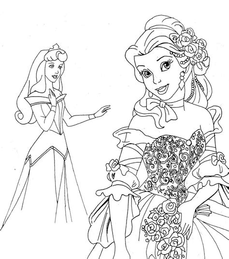 Free Printable Disney Coloring Pages Princess – Warehouse of Ideas