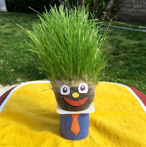 How To Make A Growing Grass Head Doll Step By Step