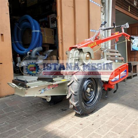 Alat Bajak Traktor Tangan Sawah Body Only Quick Zena Rotary Tanpa Mesin