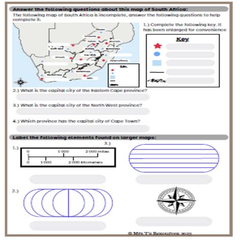 Grade 4 SS Geography Term 2 Worksheets Teacha Worksheets Library