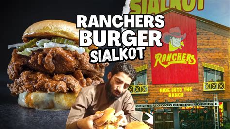 RancherS Sialkot Burger Food Vlog Zinger Burger YouTube