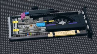 This Lego Intel Arc A Gpu Has A Working Fan Made Of Meat Cleavers