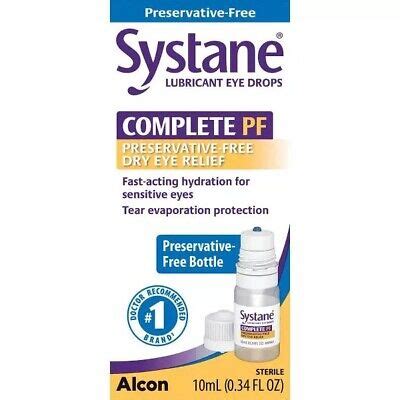 Systane COMPLETE PF Multi Dose Preservative Free Dry Eye Drops 10ml EBay