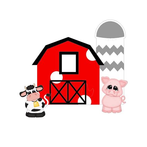 Farm House, Clip Art, Png - Etsy