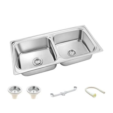stainless steel double bowl kitchen sink    nagpur id