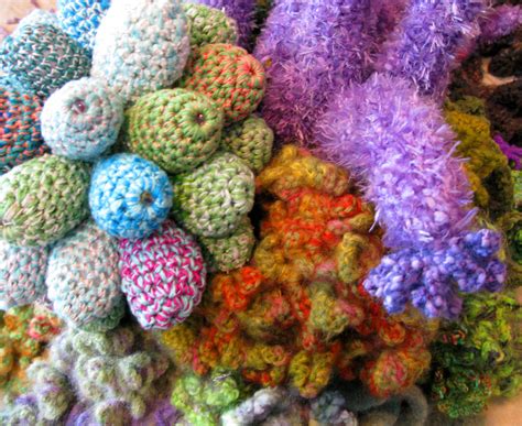 Hyperbolic Crochet Coral Reef Exhibition At The Hayward Ga Flickr