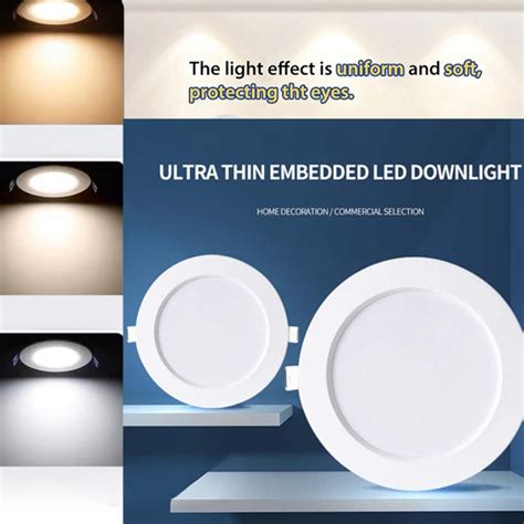 Siv Led Downlight Recessed Pin Lights Panel Ceiling Light Colors