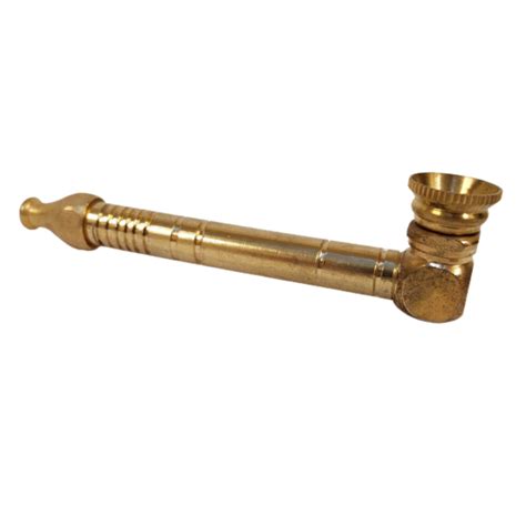 Brass Pipe Standard 85mm Mixology Dry Herb