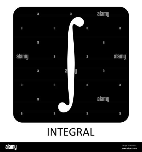 Integral Symbol Illustration Stock Vector Image Art Alamy