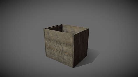 Simple Crate B 3d Model By Dumokan Art Dumokanart 4fe0c37