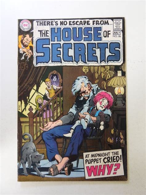 House Of Secrets Vg Fn Condition Staining Back Cover