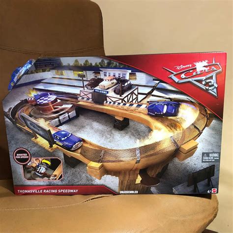 Disney Cars 3 Thomasville Racing Speedway Track Set Hobbies And Toys Toys And Games On Carousell