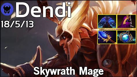 Dendi Plays Skywrath Mage Dota 2 7 19 Youtube