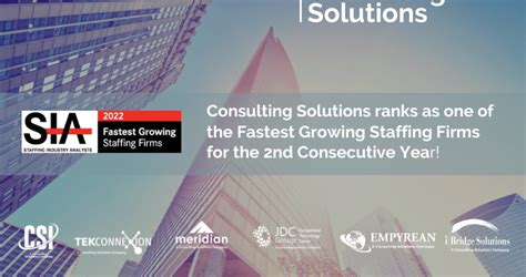 Ibridge Solutions Consulting Solutions Ranks On Sias 2022 List Of